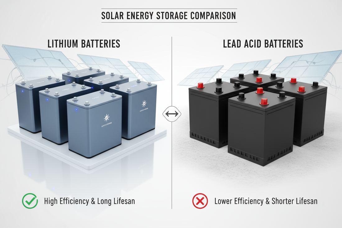 Lithium vs Lead Acid Batteries: Which is Best for Your Solar System?